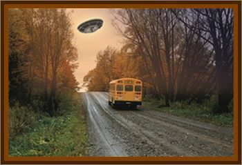 UFO Follows School Bus
