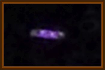 Dark Purple, Blimp Shaped UFO