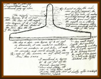 Witness Sketches Details From Low Hovering UFO